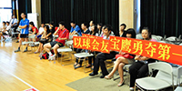 集團(tuán)羽毛球代表隊(duì)在社區(qū)羽毛球?qū)官惾〉抿溔顺煽?jī)